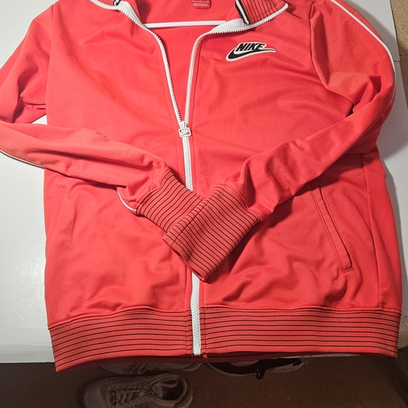 Nike Red Zip-Up Hoodie - Picture 1 of 5
